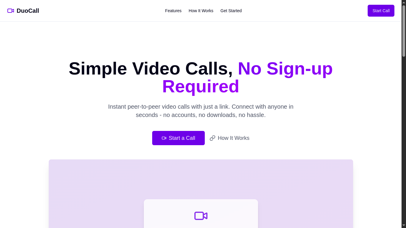 Duo Video Share project screenshot